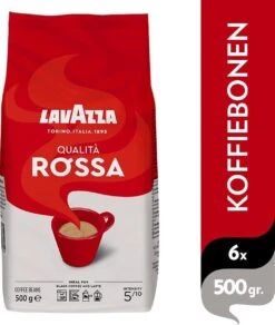 Lavazza Qualita Rossa Koffiebonen - 500 Gram X6 -Koffie Promotie Winkel 1016x1200