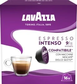 Lavazza Espresso Intenso Capsules - Geschikt Voor Dolce Gusto Apparaat - 16 Stuks X3 -Koffie Promotie Winkel 1095x1200