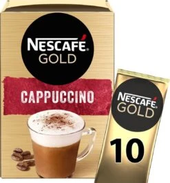Nescafé Gold Cappuccino Oploskoffie - Ongezoet - 6 Doosjes à 10 Zakjes -Koffie Promotie Winkel 1110x1200
