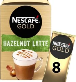 Nescafé Gold Hazelnoot Latte Oploskoffie - 6 Doosjes à 8 Zakjes -Koffie Promotie Winkel 1111x1200 3