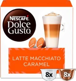Nescafé Dolce Gusto Caramel Macchiato Capsules - 48 Koffiecups -Koffie Promotie Winkel 1122x1200 2
