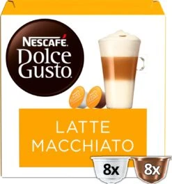 Nescafé Dolce Gusto Latte Macchiato Capsules - 48 Koffiecups -Koffie Promotie Winkel 1124x1200