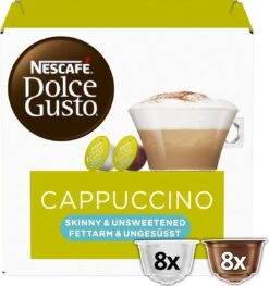 Nescafé Dolce Gusto Cappuccino Light Capsules - 48 Koffiecups -Koffie Promotie Winkel 1129x1200