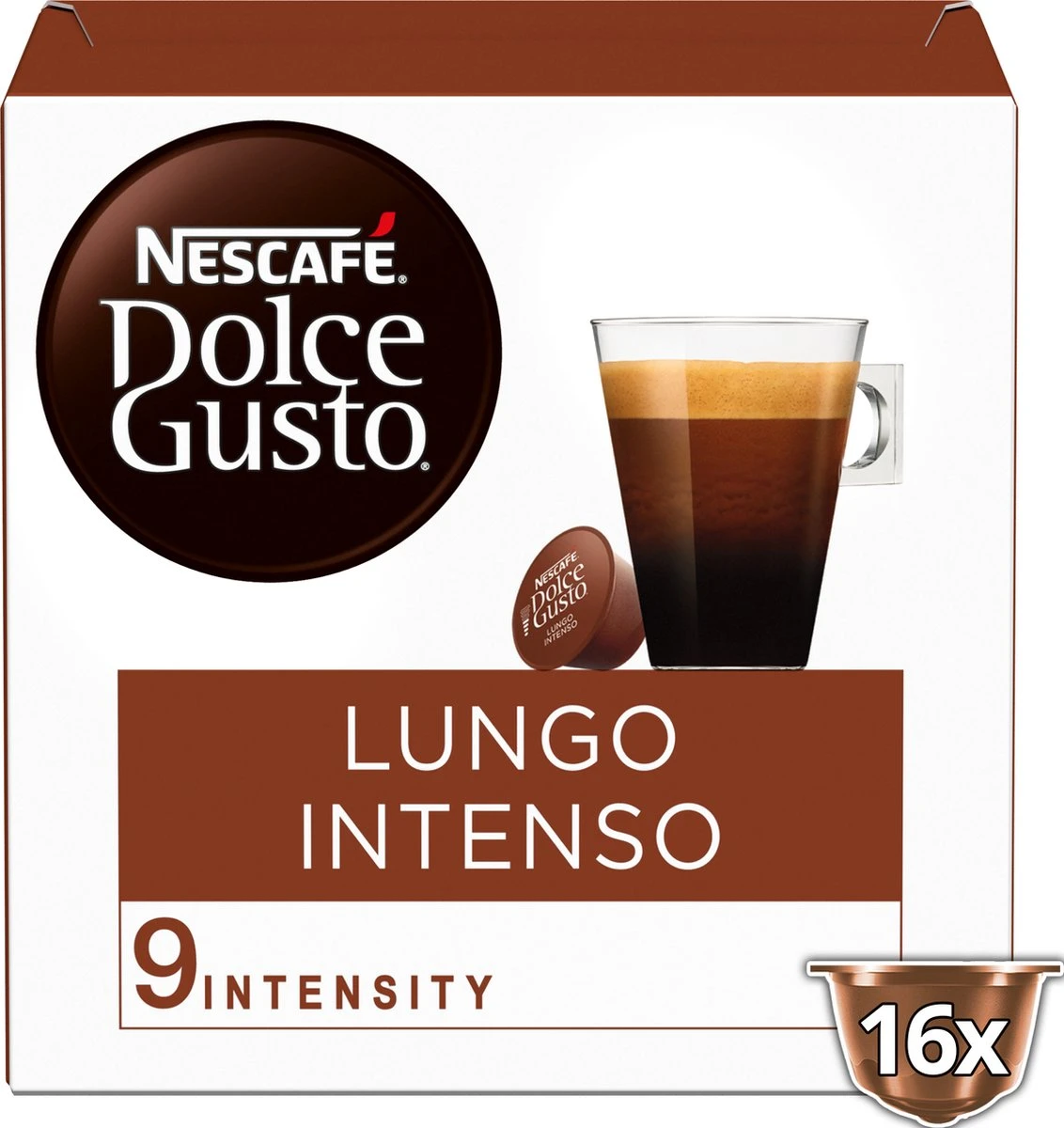 Nescafé Dolce Gusto Lungo Intenso Capsules - 48 Koffiecups 6 Nescafé Dolce Gusto Lungo Intenso Capsules - 48 Koffiecups - Afbeelding 4