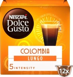 Nescafé Dolce Gusto Absolute Origins Colombia Lungo Capsules - 36 Koffiecups - GB-ORG-05 -Koffie Promotie Winkel 1134x1200 1