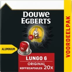 Douwe Egberts Lungo Original Koffiecups - Intensiteit 6/12 - 10 X 20 Capsules 17 Douwe Egberts Lungo Original Koffiecups - Intensiteit 6/12 - 10 X 20 Capsules -Koffie Promotie Winkel 1198x1200 5