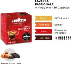Lavazza A Modo Mio Passionale 36 Stuks -Koffie Promotie Winkel 1200x1085