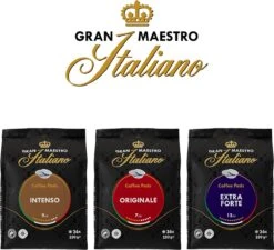 Gran Maestro Italiano – Extra Forte - Koffiepads - Senseo Compatibel Pads – Krachtig En Karakteristiek - 6 X 36 Pads -Koffie Promotie Winkel 1200x1094 2