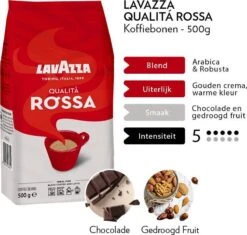 Lavazza Qualita Rossa Koffiebonen - 500 Gram X6 -Koffie Promotie Winkel 1200x1144