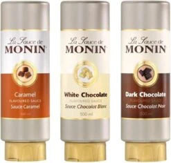 Monin Dessert Topping Dark Chocolate - 50 Cl -Koffie Promotie Winkel 1200x1146