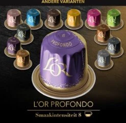 L'OR Lungo Profondo Koffiecups - Intensiteit 8/12 - 10 X 10 Capsules -Koffie Promotie Winkel 1200x1173 16