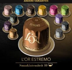 L'OR Lungo Estremo Koffiecups - Intensiteit 10/12 - 10 X 10 Capsules -Koffie Promotie Winkel 1200x1173 2