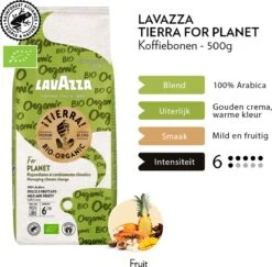 Lavazza Tierra For Planet Biologische Koffiebonen - 500 Gram X4 -Koffie Promotie Winkel 1200x1179 2