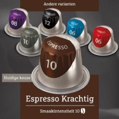 Douwe Egberts Espresso Krachtig (10) - 5 X 40 Koffiecups -Koffie Promotie Winkel 1200x1200 27