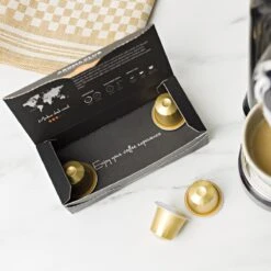 Aroma Club - Nespresso Compatible Capsules (120 St.) - No. 2 Smooth James - Intensiteit 3/5 - Espresso & Lungo - 100% Aluminium Koffiecups -Koffie Promotie Winkel 1200x1200 41