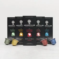 Aroma Club - Nespresso Compatible Capsules (120 St.) - No. 2 Smooth James - Intensiteit 3/5 - Espresso & Lungo - 100% Aluminium Koffiecups -Koffie Promotie Winkel 1200x1200 42