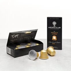 Aroma Club - Proefpakket Nespresso Compatible Capsules (100 St.) - 5 Smaken - Espresso & Lungo - 100% Aluminium Koffiecups -Koffie Promotie Winkel 1200x1200 54