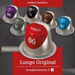 Douwe Egberts Lungo Original Koffiecups - Intensiteit 6/12 - 10 X 20 Capsules 15 Douwe Egberts Lungo Original Koffiecups - Intensiteit 6/12 - 10 X 20 Capsules -Koffie Promotie Winkel 1200x1200 56