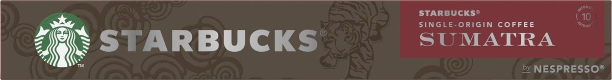 Starbucks By Nespresso Sumatra Espresso Dark Roast Capsules - 120 Koffiecups 4 Starbucks By Nespresso Sumatra Espresso Dark Roast Capsules - 120 Koffiecups - Afbeelding 2