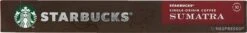 Starbucks By Nespresso Sumatra Espresso Dark Roast Capsules - 120 Koffiecups 13 Starbucks By Nespresso Sumatra Espresso Dark Roast Capsules - 120 Koffiecups -Koffie Promotie Winkel 1200x159 1
