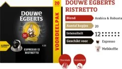 Douwe Egberts Espresso Ristretto (12) - 10 X 20 Koffiecups 13 Douwe Egberts Espresso Ristretto (12) - 10 X 20 Koffiecups -Koffie Promotie Winkel 1200x681 1
