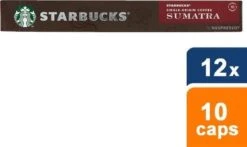 Starbucks By Nespresso Sumatra Espresso Dark Roast Capsules - 120 Koffiecups 12 Starbucks By Nespresso Sumatra Espresso Dark Roast Capsules - 120 Koffiecups -Koffie Promotie Winkel 1200x714
