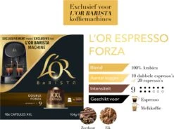 L'OR BARISTA XXL Forza (9) - 5 X 10 Koffiecups -Koffie Promotie Winkel 1200x895 2