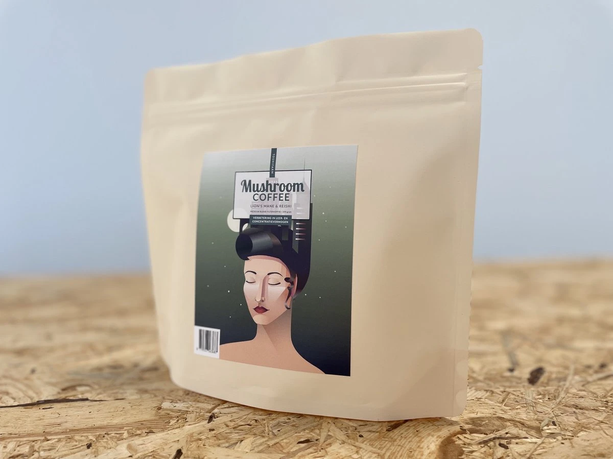ToshiFarm Lion's Mane En Reishi Koffie - 250 Gram - Biologisch & Fair Trade - Verbetering In Concentratievermogen En Leervermogen - Filterkoffie Met Paddenstoel 7 ToshiFarm Lion's Mane En Reishi Koffie - 250 Gram - Biologisch & Fair Trade - Verbetering In Concentratievermogen En Leervermogen - Filterkoffie Met Paddenstoel - Afbeelding 5
