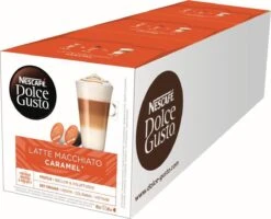 Nescafé Dolce Gusto Caramel Macchiato Capsules - 48 Koffiecups -Koffie Promotie Winkel 1200x970 2