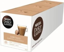 Nescafé Dolce Gusto Cortado Espresso Macchiato Capsules - 48 Koffiecups 8 Nescafé Dolce Gusto Cortado Espresso Macchiato Capsules - 48 Koffiecups -Koffie Promotie Winkel 1200x971