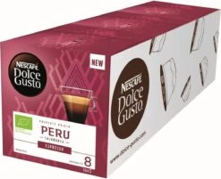 Nescafé Dolce Gusto Espresso Peru Capsules - 36 Koffiecups - GB-ORG-05 -Koffie Promotie Winkel 1200x975 1
