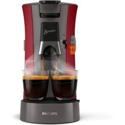 Philips Senseo Koffiepadapparaat CSA230/90 Select Rood/grijs 13 Philips Senseo Koffiepadapparaat CSA230/90 Select Rood/grijs -Koffie Promotie Winkel 212 2918 4 1