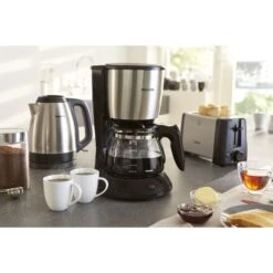 Philips Koffiezetapparaat HD7462/20 Daily Zwart/zilver -Koffie Promotie Winkel 212 3996 7 1
