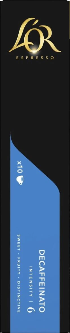 L'OR Espresso Decaffeinato Koffiecups - Intensiteit 6/12 - 10 X 10 Capsules 16 L'OR Espresso Decaffeinato Koffiecups - Intensiteit 6/12 - 10 X 10 Capsules -Koffie Promotie Winkel 255x1200 11