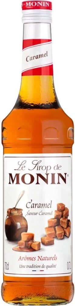 Monin Caramel Karamel 70cl Koffiesiroop Met 1x Monin Pompje -Koffie Promotie Winkel 297x1200 2
