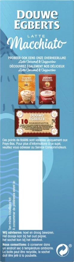 Douwe Egberts Verwenkoffie Latte Macchiato Oploskoffie - 5 X 8 Zakjes -Koffie Promotie Winkel 343x1200 2