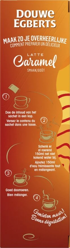 Douwe Egberts Verwenkoffie Latte Caramel Oploskoffie - 5 X 8 Zakjes -Koffie Promotie Winkel 343x1200 6