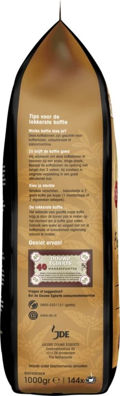 Douwe Egberts Excellent Gold Koffiebonen - 5/9 Intensiteit - 4 X 1kg -Koffie Promotie Winkel 364x1200 7