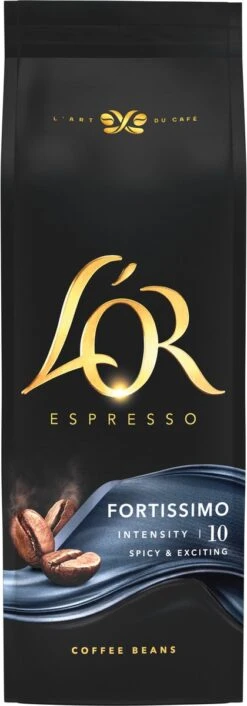 L'OR Espresso Fortissimo Koffiebonen (10) - 4 X 500 Gram -Koffie Promotie Winkel 420x1200 1