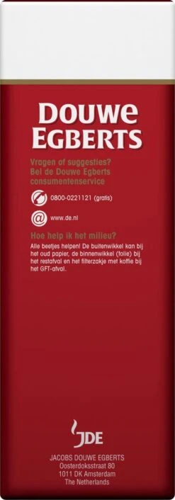 Douwe Egberts Aroma Rood Donker Filterkoffie - 6 X 500 Gram 11 Douwe Egberts Aroma Rood Donker Filterkoffie - 6 X 500 Gram -Koffie Promotie Winkel 420x1200 7