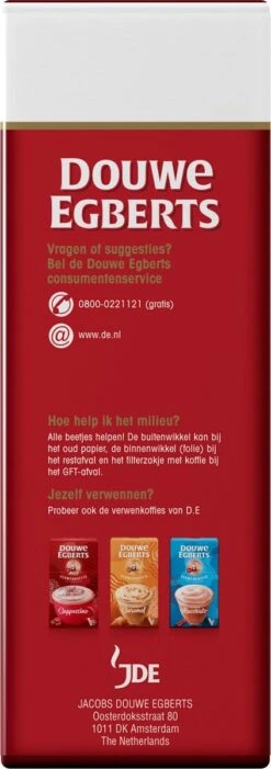 Douwe Egberts Aroma Rood Filterkoffie - Dubbelpak 6 X 1000 Gram -Koffie Promotie Winkel 423x1200 1