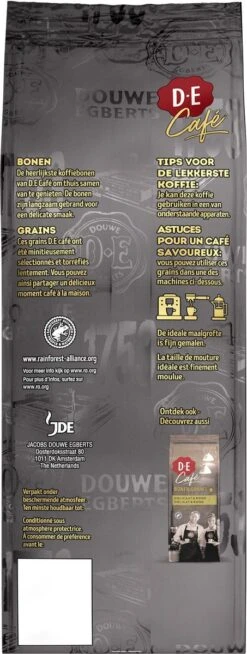 Douwe Egberts D.E Café Espresso Koffiebonen - Intensiteit 7/9 - 4 X 500 Gram 13 Douwe Egberts D.E Café Espresso Koffiebonen - Intensiteit 7/9 - 4 X 500 Gram -Koffie Promotie Winkel 453x1200 13