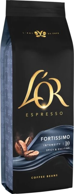 L'OR Espresso Fortissimo Koffiebonen (10) - 4 X 500 Gram -Koffie Promotie Winkel 462x1200 2