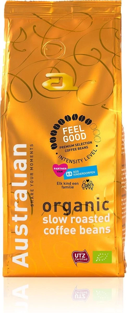 Australian Coffee Beans Feel Good -4 X 500 Gram- UTZ Organic 3 Australian Coffee Beans Feel Good -4 X 500 Gram- UTZ Organic