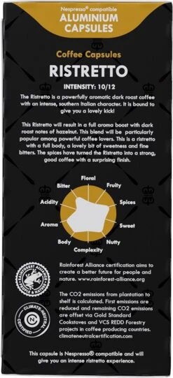 Gran Maestro Italiano - Koffiecups - Nespresso Compatibel Proefpakket - Espresso, Lungo En Meer - 10 X 20 Cups 17 Gran Maestro Italiano - Koffiecups - Nespresso Compatibel Proefpakket - Espresso, Lungo En Meer - 10 X 20 Cups -Koffie Promotie Winkel 548x1200