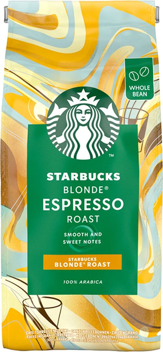 Starbucks Blonde® Espresso Roast - Koffiebonen - 200 Gram 3 Starbucks Blonde® Espresso Roast - Koffiebonen - 200 Gram