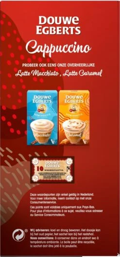 Douwe Egberts Verwenkoffie Cappuccino Oploskoffie - 5 X 10 Zakjes -Koffie Promotie Winkel 560x1200 1