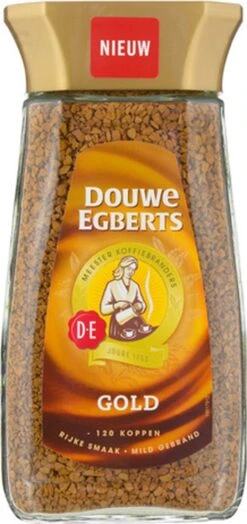 Douwe Egberts Gold Oploskoffie - 6 X Pot Van 200 Gram -Koffie Promotie Winkel 566x1200 1
