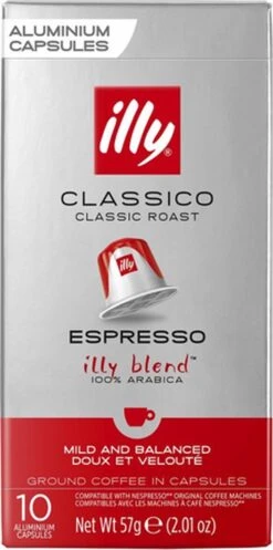 Illy Espresso Classico Koffiecups - Intensiteit 5/9 - 10 X 10 Capsules -Koffie Promotie Winkel 596x1200