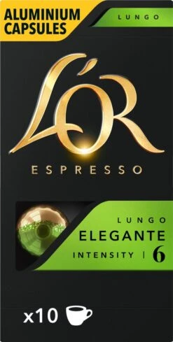 L'OR Lungo Elegante Koffiecups - Intensiteit 6/12 - 10 X 10 Capsules -Koffie Promotie Winkel 606x1200 1
